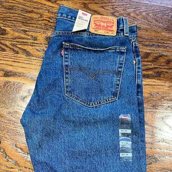 Levi’s 505 Regular Men’s Jeans 36x34 - Picture 1 of 4